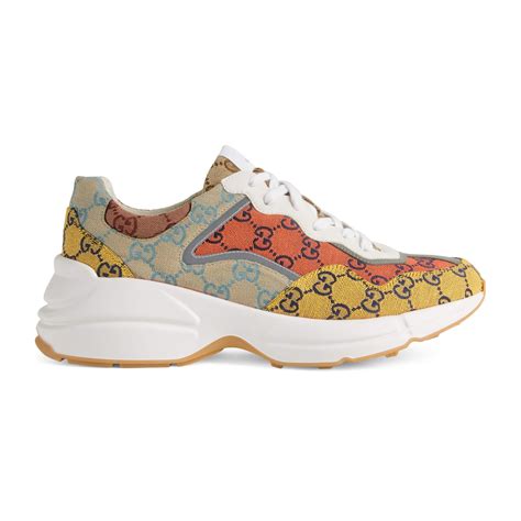 gucci rhyton multicolor sneakers mens|gucci rhyton multicolor sneakers men.